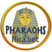 Marca Pharaohs mostrada en el sitio oficial Nica.bet