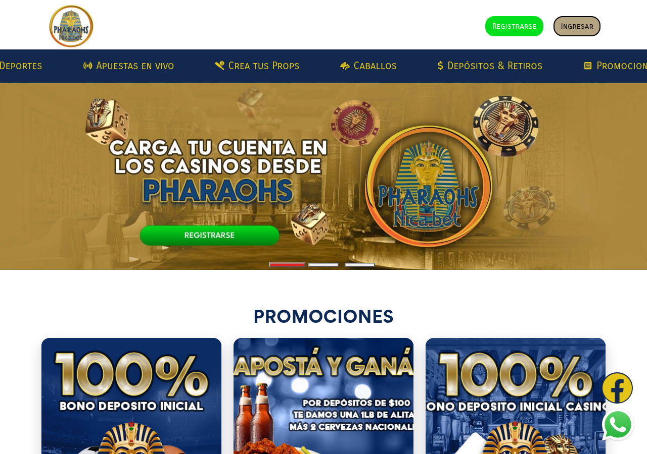 Vista de la portada oficial de Nica.bet