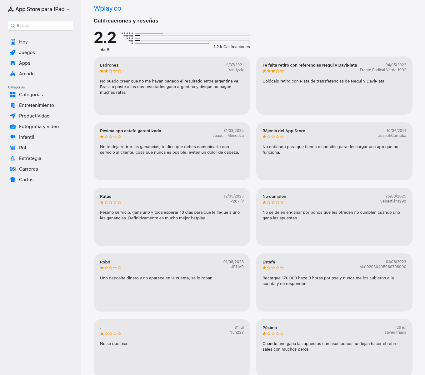 Captura contextual de reseñas de usuarios en la App Store colombiana